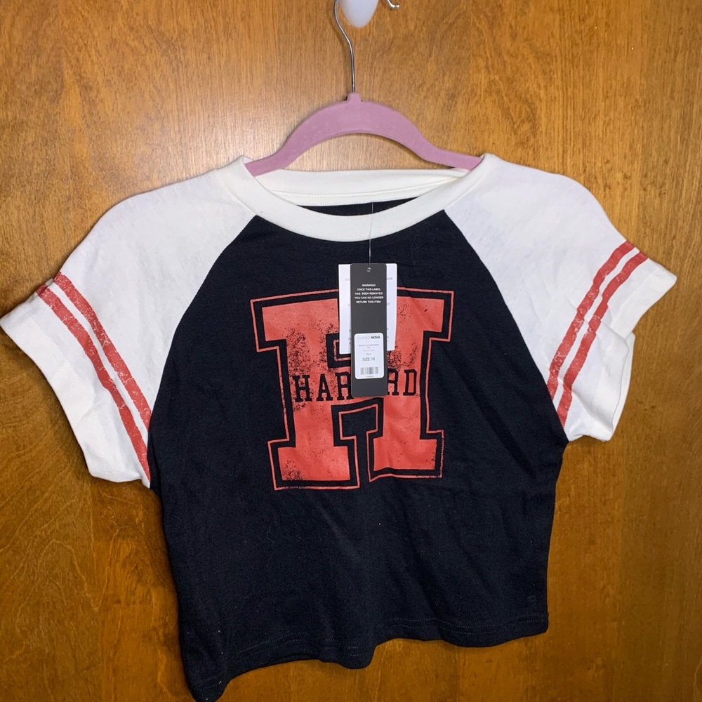 Harvard University Raglan Top